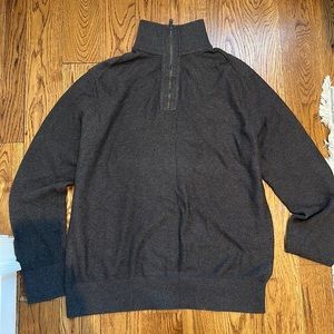 Mens Banana Republic 1/4 zip sweater size XL
